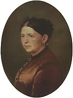 Portrait of Feodosya Resanova, 1868, perov