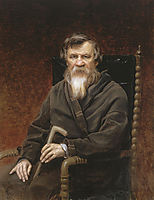 Portrait of the historian Mikhail Petrovich Pogodin , 1872, perov