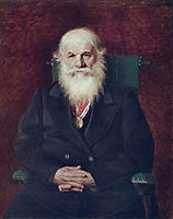 Portrait of the Historian Mikhail Pogodin, 1872, perov