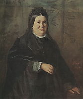 Portrait of A.I. Kridener, born. Ivanova, mother of the artist, 1876, perov