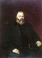 Portrait of a merchant S.T. Kuznetsov , 1873, perov