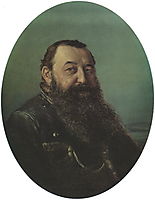 Portrait of N.F. Rezanov , 1868, perov
