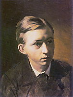 Portrait of the Painter Nikolai Kasatkin, 1876, perov