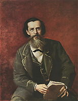 Portrait of the Poet Apollon Maikov, 1872, perov