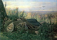 Wandering in a field , 1879, perov