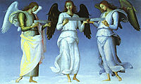Angels (detail), 1470, perugino
