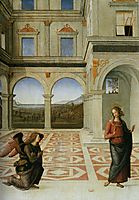 The Annunciation , 1497, perugino