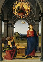 The Annunciation of Mary, 1489, perugino