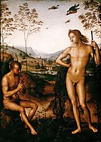 Apollo and Marsyas, 1495, perugino