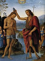 Baptism of Christ , perugino