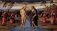 Baptism of Christ, 1507, perugino