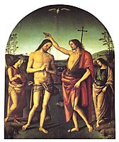 Baptism of Christ, 1510, perugino