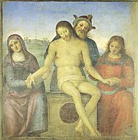 Christ in Pieta, 1497, perugino