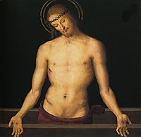 Christ on the sarcophagus, 1495, perugino