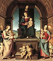 The Family of the Madonna, 1502, perugino