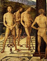 Four naked, 1505, perugino