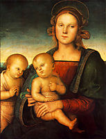 Madonna with Child and Little St. John, 1497, perugino