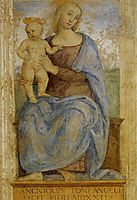Madonna with Child. Oratory of Annunciation, 1522, perugino
