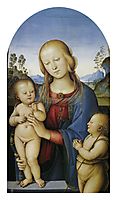 Madonna with Children and St.John, 1485, perugino