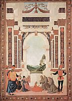 The Miracles of San Bernardino. The Healing of a Young, 1473, perugino