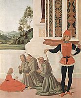 The Miracles of San Bernardino. The Healing of a Young (detail), 1473, perugino