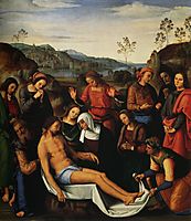 The Mourning of the Dead Christ (Deposition), 1495, perugino