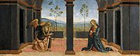 Pala di Corciano (Annunciation), 1513, perugino