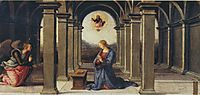 Pala di Fano (Annunciation), 1497, perugino