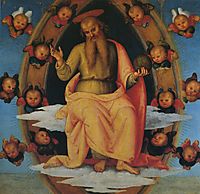 Pala di Sant Agostino (Lord Blessing), 1523, perugino