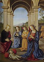 Polyptych Albani Torlonia (particular detail), 1491, perugino