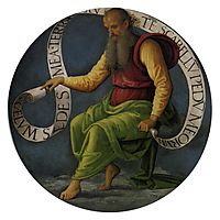Polyptych of St. Peter (Prophet Isaiah), 1500, perugino