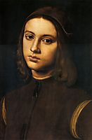 Portrait of a young man , perugino
