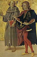 St. Anthony of Padua and St. Sebastian, 1478, perugino