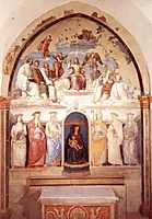 Trinity and Six Saints, 1521, perugino