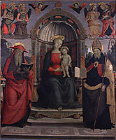 Virgin and St. Jerome and St.Augustine, perugino