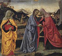 The Visitation with St. Anne and St. John the Stigmata of St.Francis, 1473, perugino