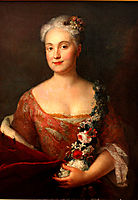 Countess Friederike von Ansbach , 1756, pesne