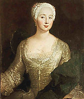 Louise Eleonore von Wreech, 1737, pesne