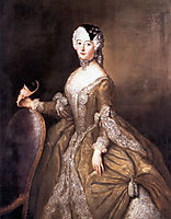 Luise Ulrike of Prussia, Queen of Sweden, c.1744, pesne