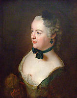 Portrait of an unknown woman, c.1750, pesne