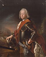 Portrait of Christian August, Prince of Anhalt Zerbst, father of Catherine II of Russia., 1725, pesne