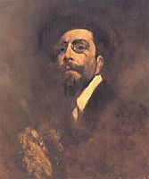 Auto-retrato, 1904, pinheiro