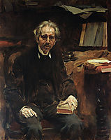Retrato de Teófilo Braga, 1917, pinheiro