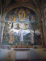 The Glory of St. Bernardino, 1486, pinturicchio