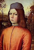 Portrait of a Boy, 1500, pinturicchio