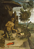 Saint Jerome in the Wilderness, 1480, pinturicchio