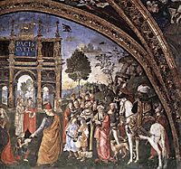 St Catherine-s Disputation (detail), 1494, pinturicchio