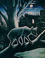 A Bear in a Moon Night, 1914, pirosmani