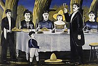Family Feast, 1907, pirosmani