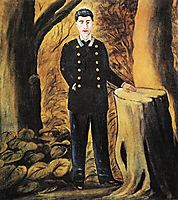 Portrait of Ilya Zdanevich, 1913, pirosmani